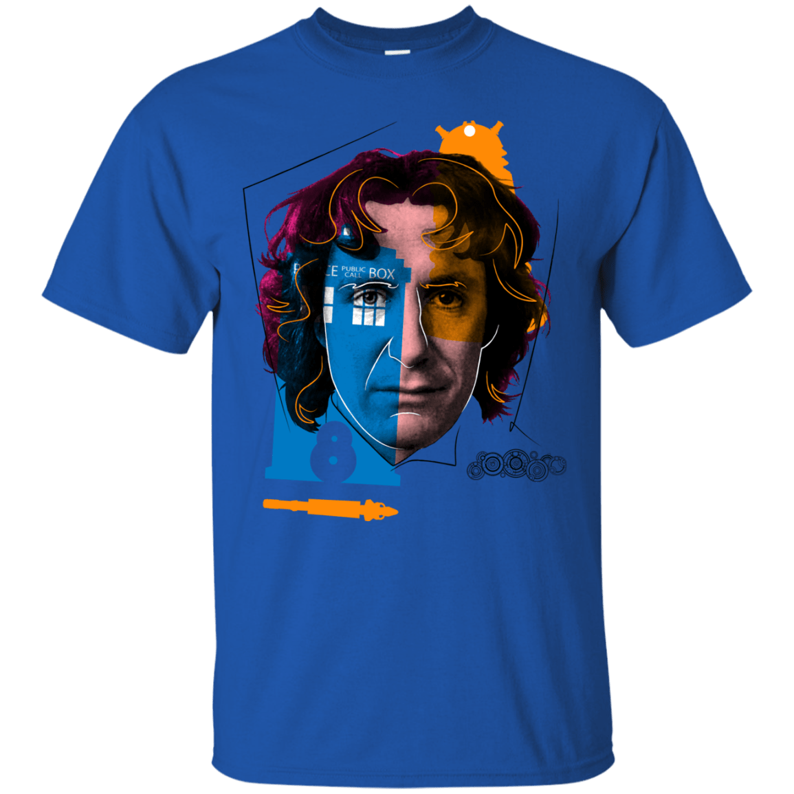 T-Shirts Royal / S Doctor Warwhol 8 T-Shirt