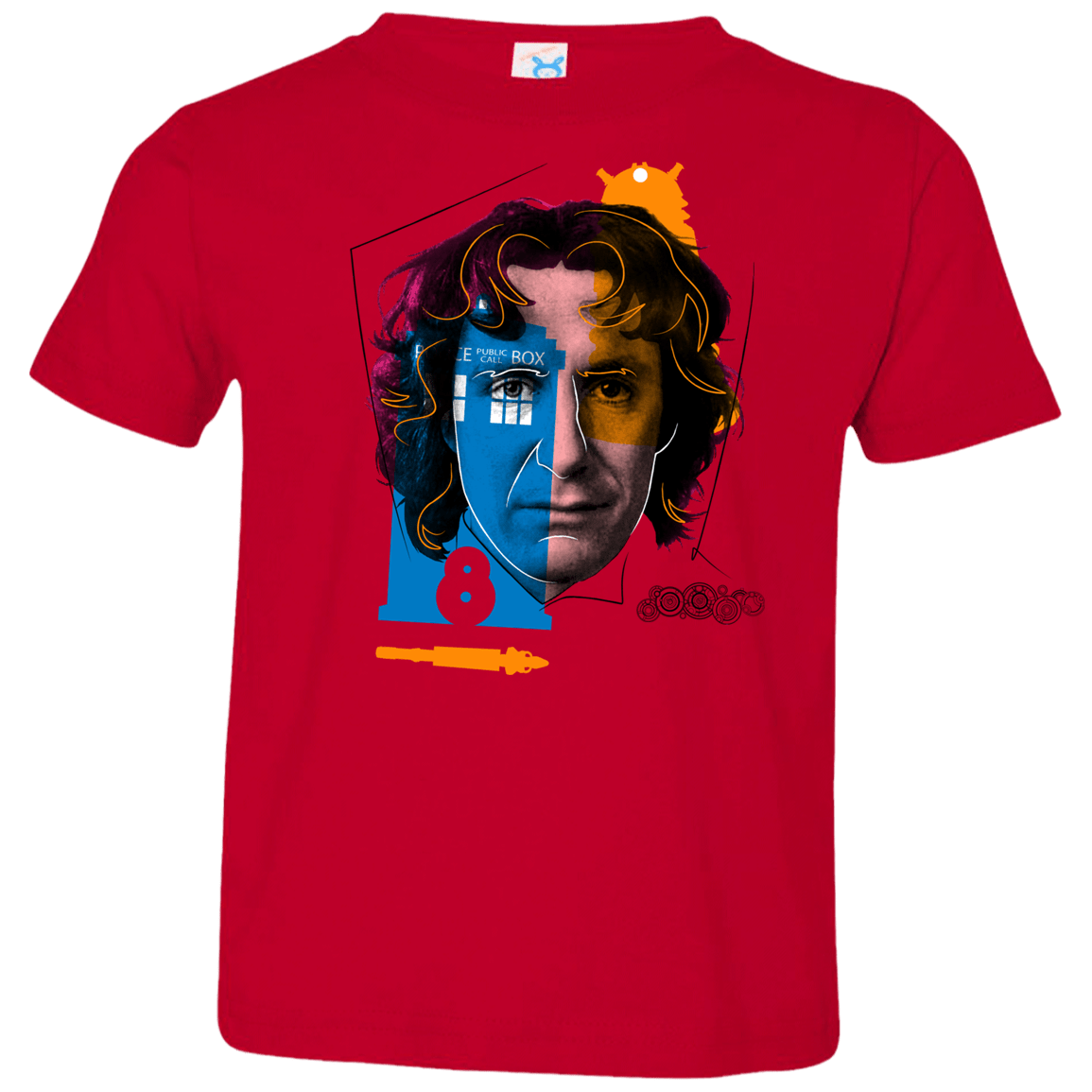 T-Shirts Red / 2T Doctor Warwhol 8 Toddler Premium T-Shirt