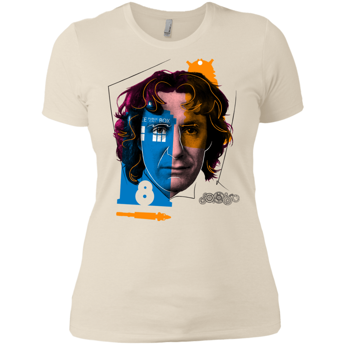 T-Shirts Ivory/ / X-Small Doctor Warwhol 8 Women's Premium T-Shirt