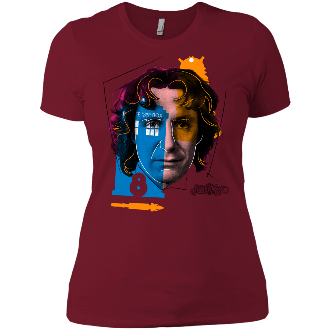 T-Shirts Scarlet / X-Small Doctor Warwhol 8 Women's Premium T-Shirt