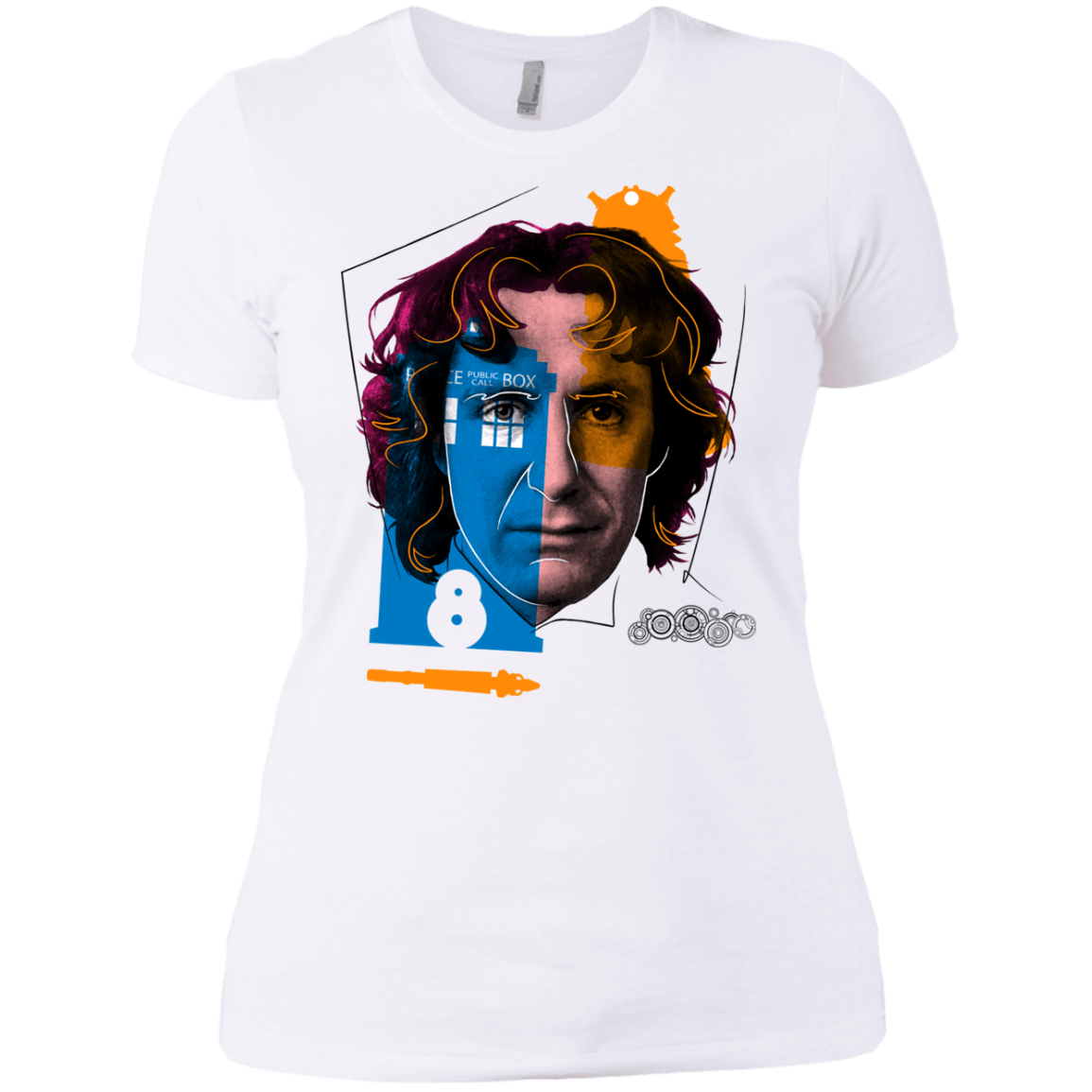 T-Shirts White / X-Small Doctor Warwhol 8 Women's Premium T-Shirt