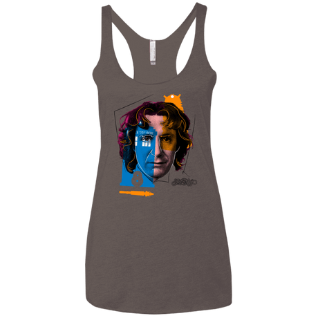 T-Shirts Macchiato / X-Small Doctor Warwhol 8 Women's Triblend Racerback Tank