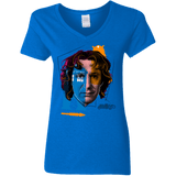 T-Shirts Royal / S Doctor Warwhol 8 Women's V-Neck T-Shirt