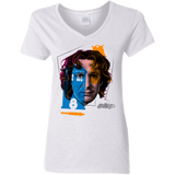 T-Shirts White / S Doctor Warwhol 8 Women's V-Neck T-Shirt