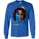 T-Shirts Royal / YS Doctor Warwhol 8 Youth Long Sleeve T-Shirt