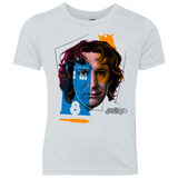 T-Shirts Heather White / YXS Doctor Warwhol 8 Youth Triblend T-Shirt