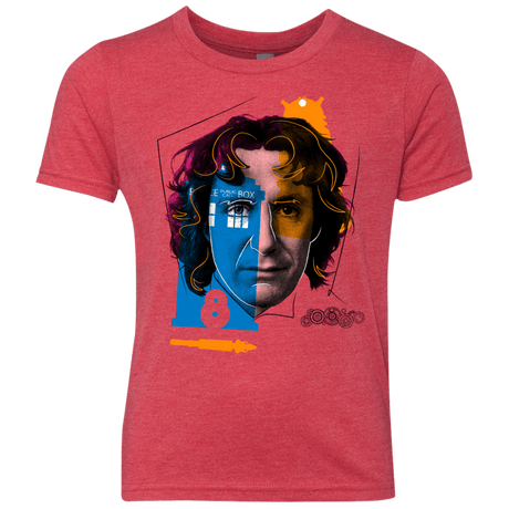 T-Shirts Vintage Red / YXS Doctor Warwhol 8 Youth Triblend T-Shirt