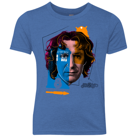 T-Shirts Vintage Royal / YXS Doctor Warwhol 8 Youth Triblend T-Shirt