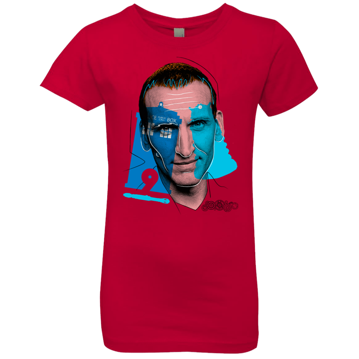 T-Shirts Red / YXS Doctor Warwhol 9 Girls Premium T-Shirt