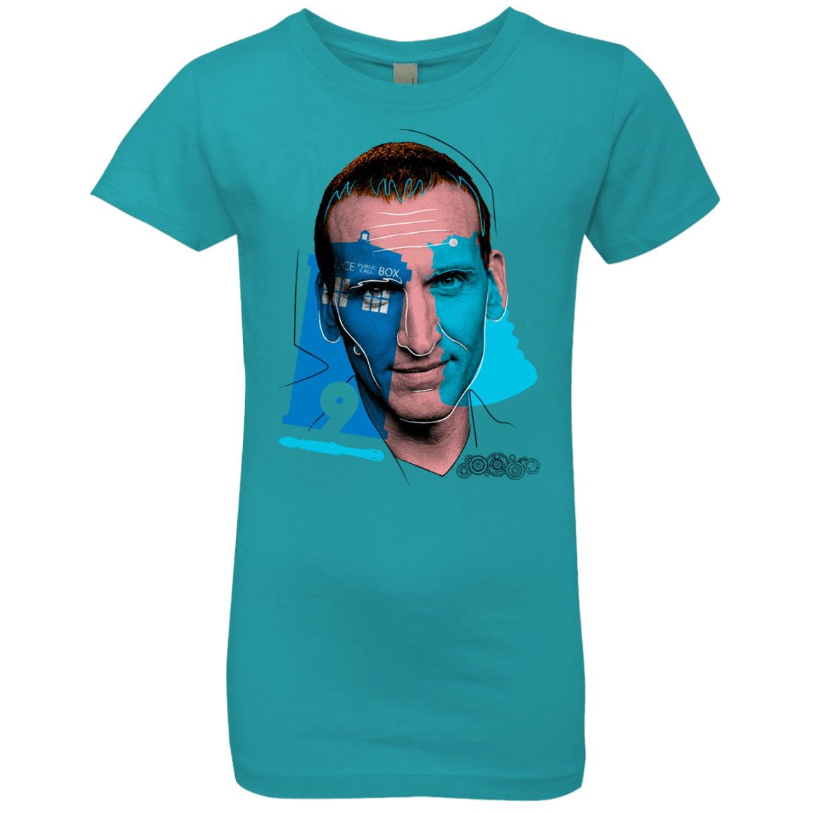 T-Shirts Tahiti Blue / YXS Doctor Warwhol 9 Girls Premium T-Shirt