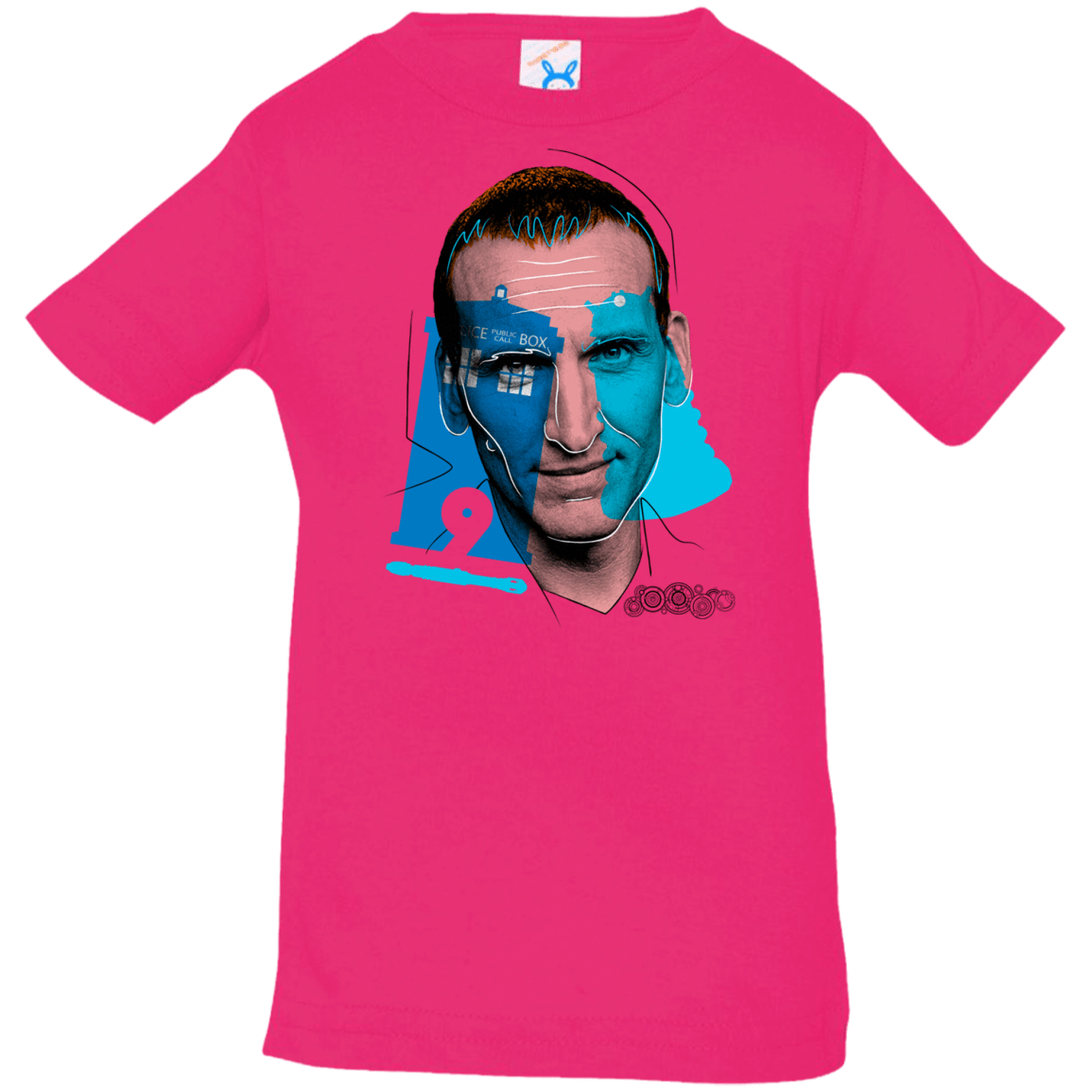 T-Shirts Hot Pink / 6 Months Doctor Warwhol 9 Infant Premium T-Shirt