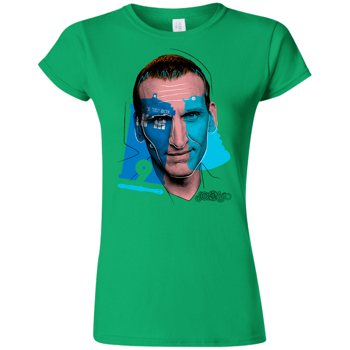 T-Shirts Irish Green / S Doctor Warwhol 9 Junior Slimmer-Fit T-Shirt