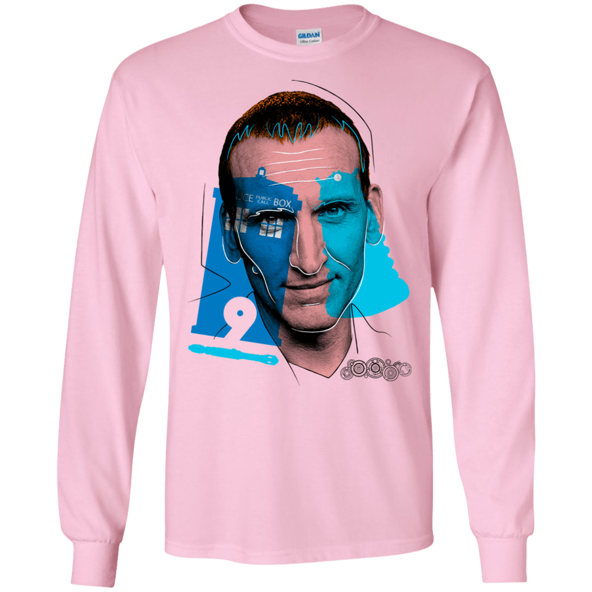 T-Shirts Light Pink / S Doctor Warwhol 9 Men's Long Sleeve T-Shirt