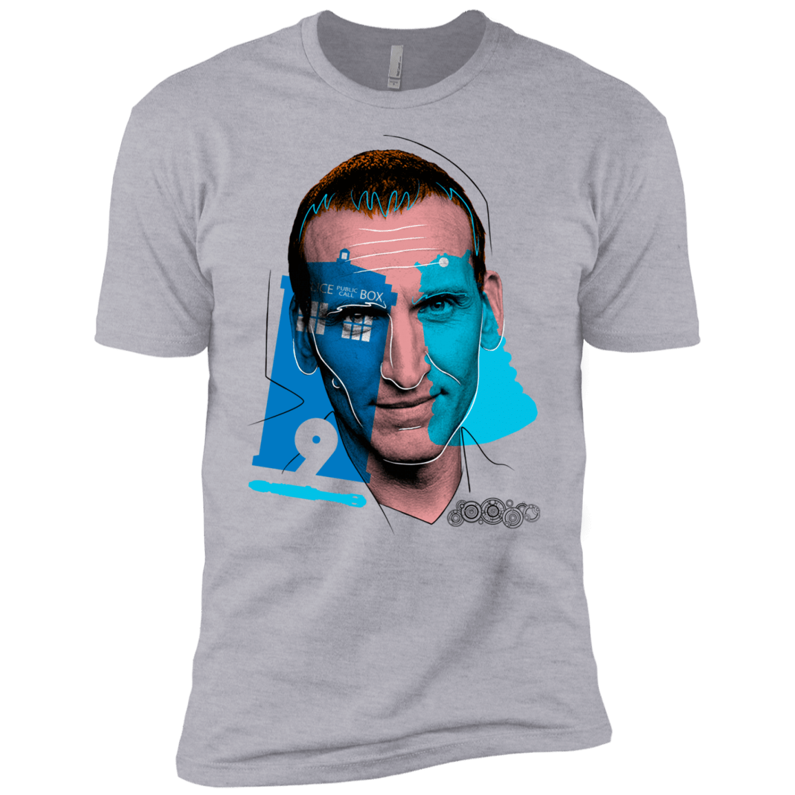 T-Shirts Heather Grey / X-Small Doctor Warwhol 9 Men's Premium T-Shirt