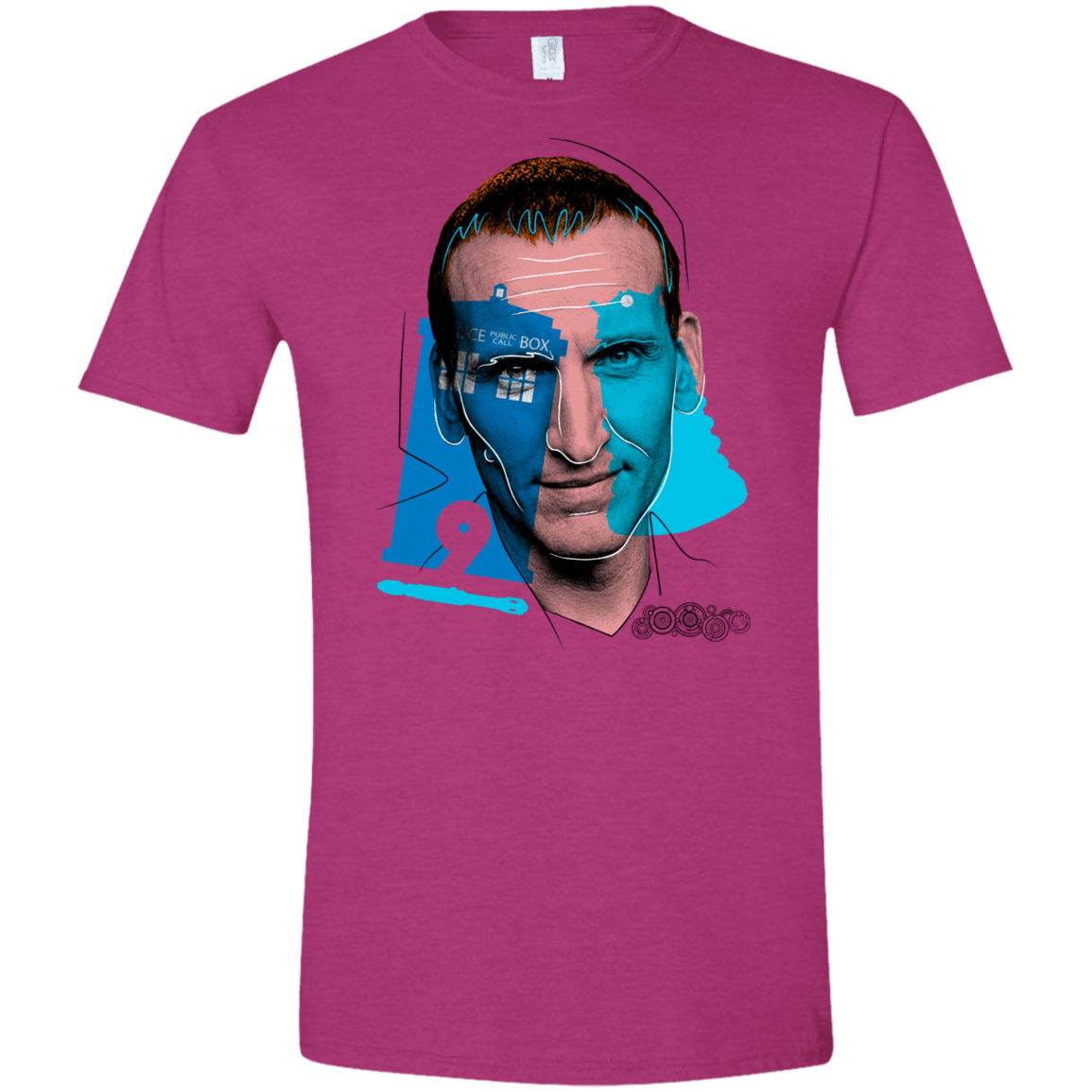 T-Shirts Antique Heliconia / S Doctor Warwhol 9 Men's Semi-Fitted Softstyle