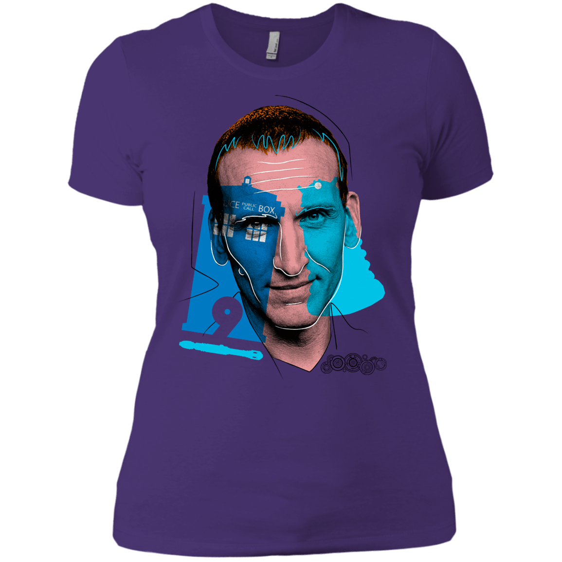 T-Shirts Purple Rush/ / X-Small Doctor Warwhol 9 Women's Premium T-Shirt