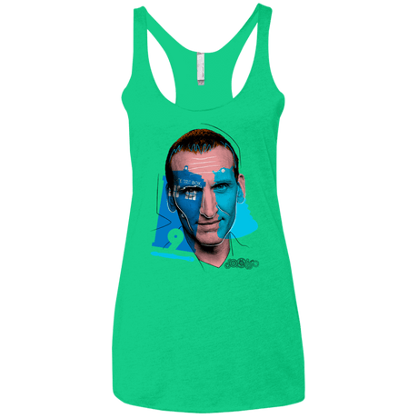 T-Shirts Envy / X-Small Doctor Warwhol 9 Women's Triblend Racerback Tank