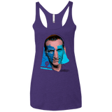 T-Shirts Purple Rush / X-Small Doctor Warwhol 9 Women's Triblend Racerback Tank