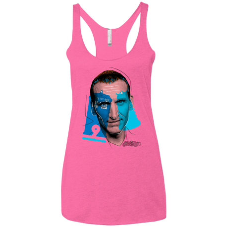 T-Shirts Vintage Pink / X-Small Doctor Warwhol 9 Women's Triblend Racerback Tank