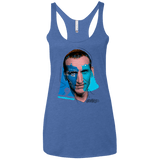 T-Shirts Vintage Royal / X-Small Doctor Warwhol 9 Women's Triblend Racerback Tank