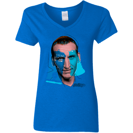 T-Shirts Royal / S Doctor Warwhol 9 Women's V-Neck T-Shirt