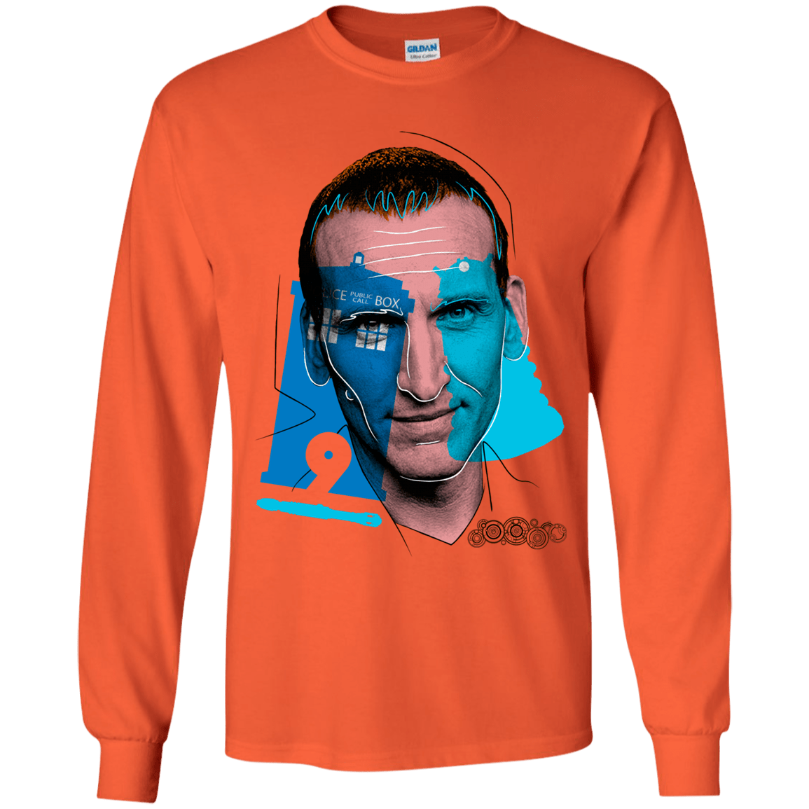 T-Shirts Orange / YS Doctor Warwhol 9 Youth Long Sleeve T-Shirt