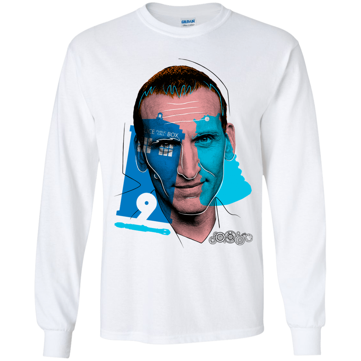 T-Shirts White / YS Doctor Warwhol 9 Youth Long Sleeve T-Shirt