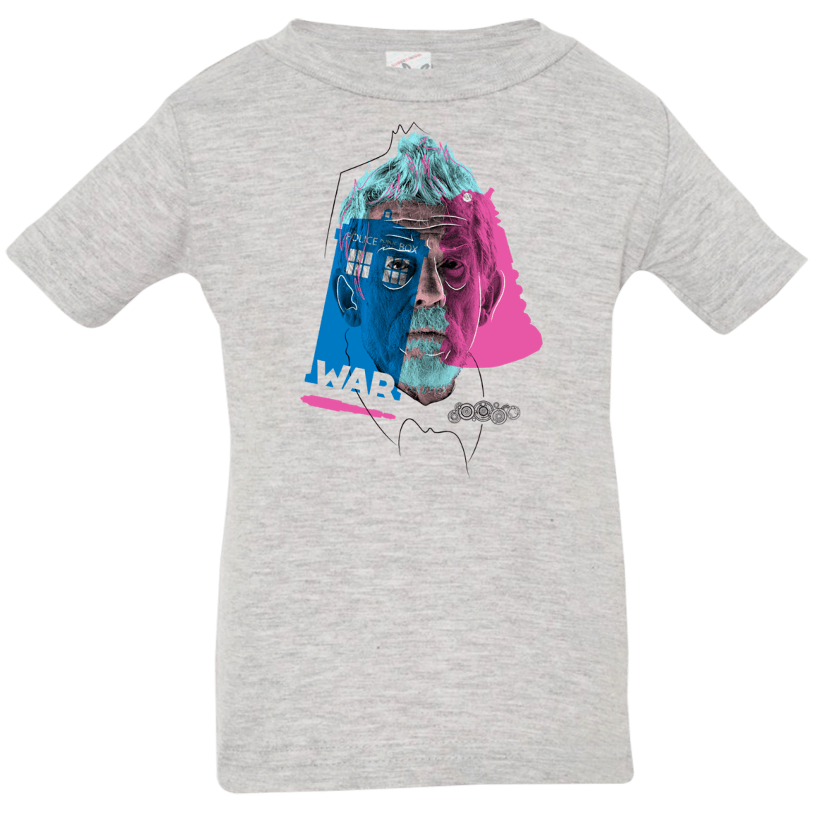 T-Shirts Heather Grey / 6 Months Doctor Warwhol War Infant Premium T-Shirt