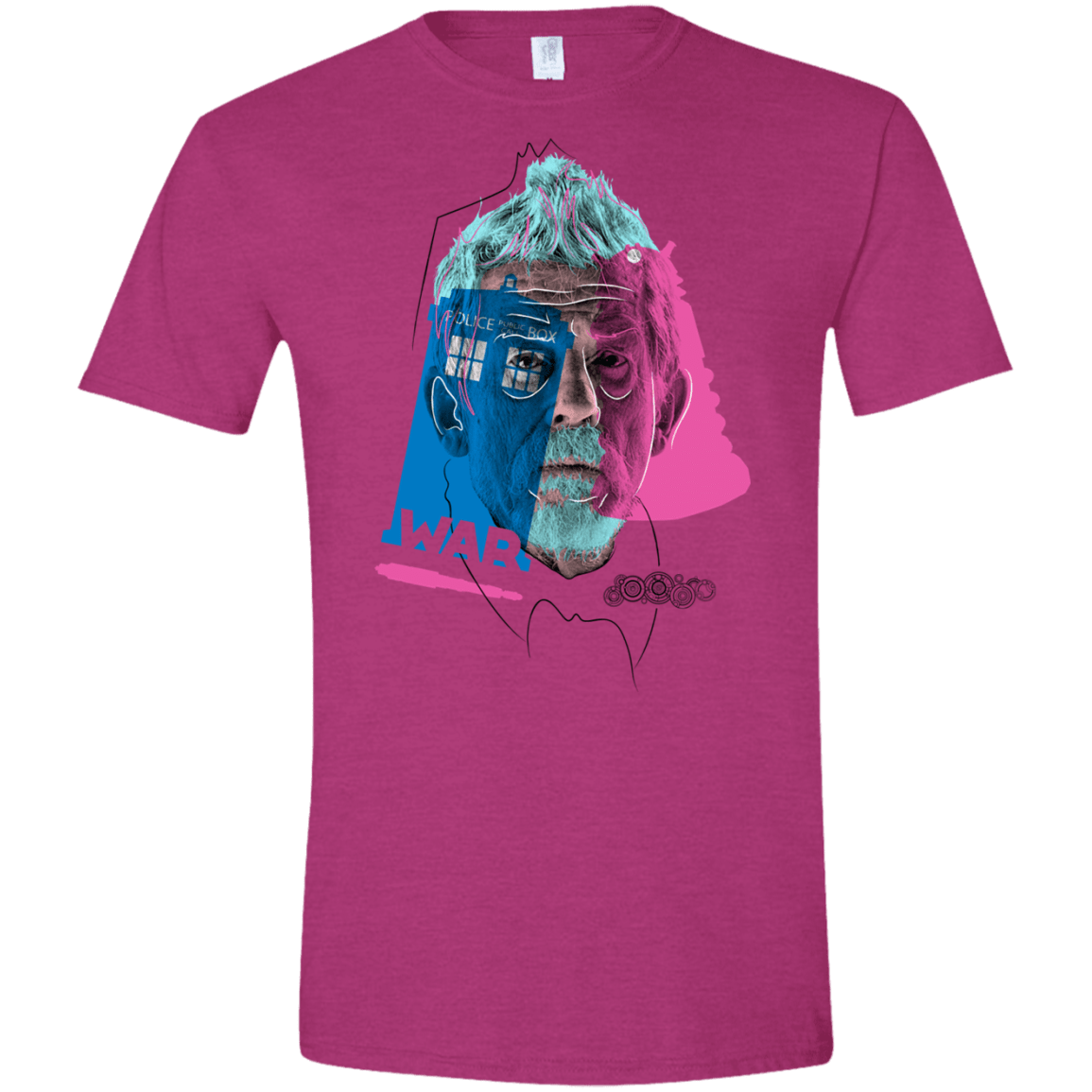 T-Shirts Antique Heliconia / S Doctor Warwhol War Men's Semi-Fitted Softstyle