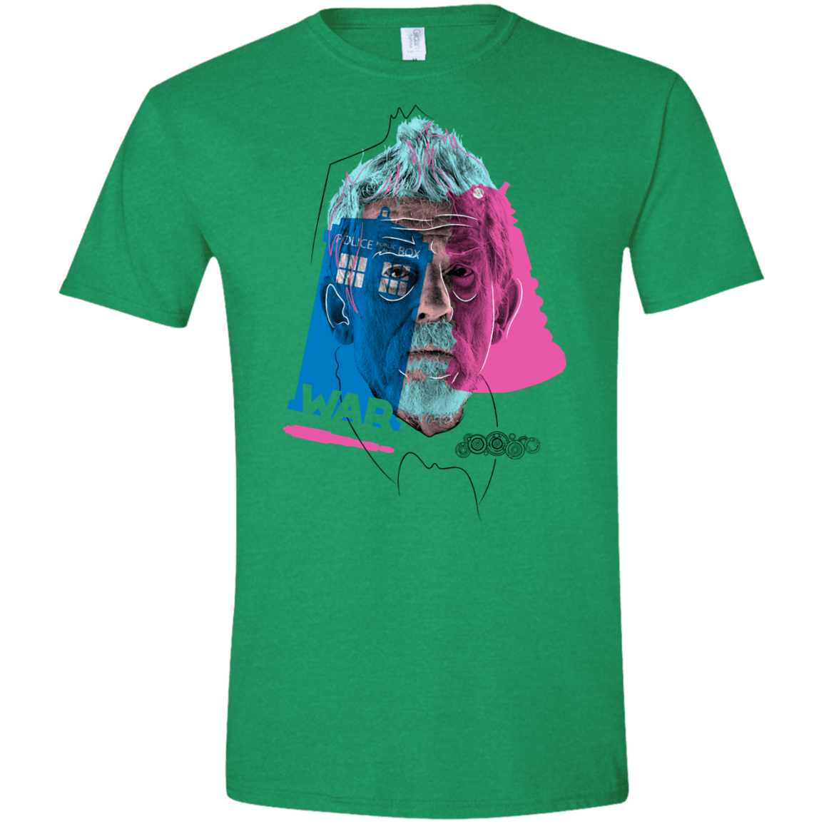 T-Shirts Heather Irish Green / S Doctor Warwhol War Men's Semi-Fitted Softstyle