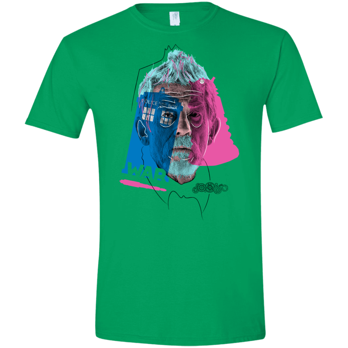 T-Shirts Irish Green / S Doctor Warwhol War Men's Semi-Fitted Softstyle