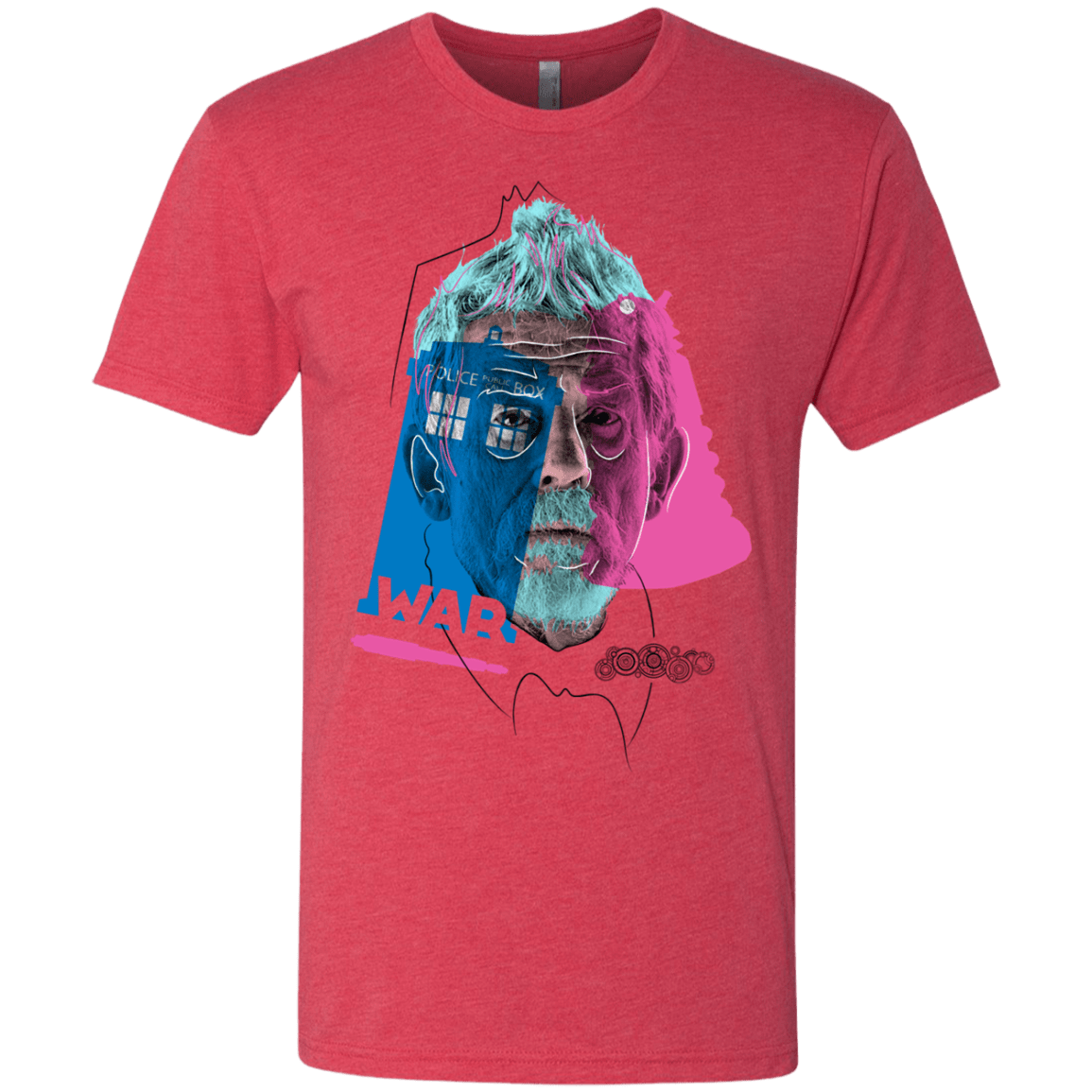 T-Shirts Vintage Red / S Doctor Warwhol War Men's Triblend T-Shirt