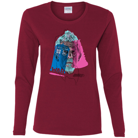 T-Shirts Cardinal / S Doctor Warwhol War Women's Long Sleeve T-Shirt
