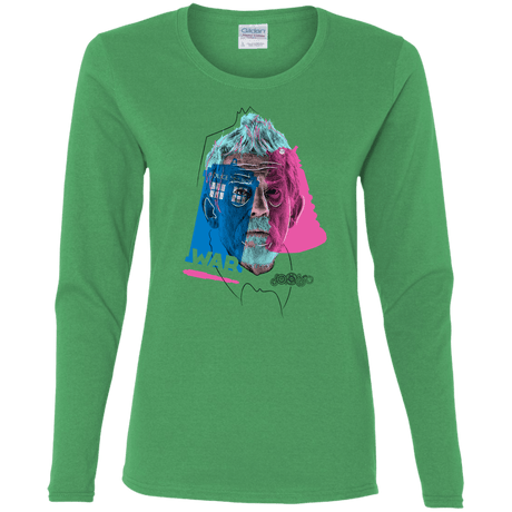 T-Shirts Irish Green / S Doctor Warwhol War Women's Long Sleeve T-Shirt
