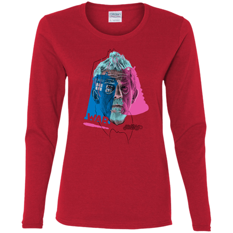 T-Shirts Red / S Doctor Warwhol War Women's Long Sleeve T-Shirt