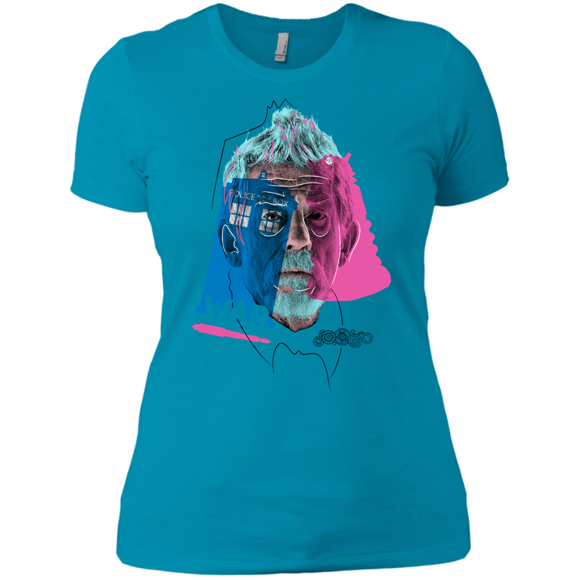 T-Shirts Turquoise / X-Small Doctor Warwhol War Women's Premium T-Shirt