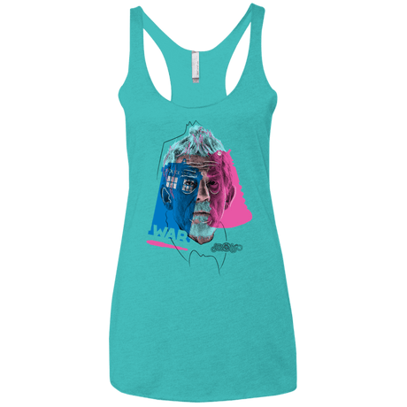 T-Shirts Tahiti Blue / X-Small Doctor Warwhol War Women's Triblend Racerback Tank