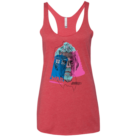 T-Shirts Vintage Red / X-Small Doctor Warwhol War Women's Triblend Racerback Tank