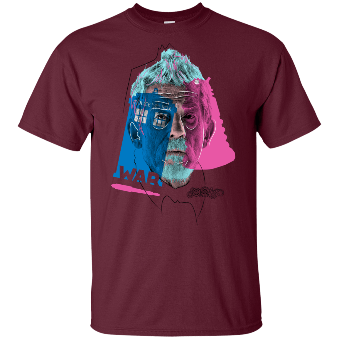 T-Shirts Maroon / YXS Doctor Warwhol War Youth T-Shirt