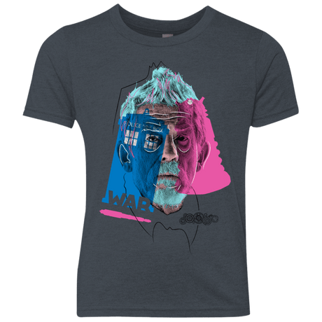 T-Shirts Vintage Navy / YXS Doctor Warwhol War Youth Triblend T-Shirt
