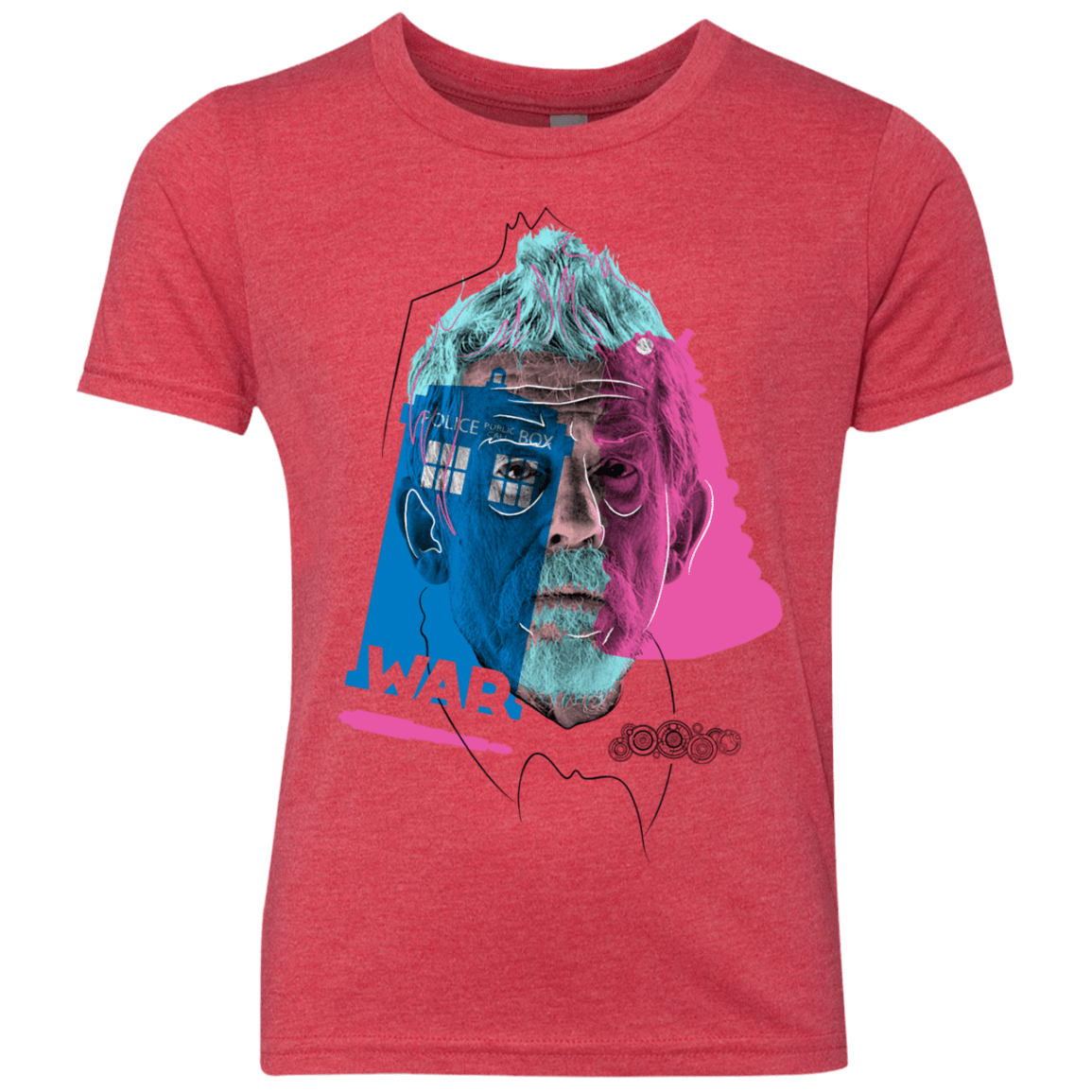 T-Shirts Vintage Red / YXS Doctor Warwhol War Youth Triblend T-Shirt