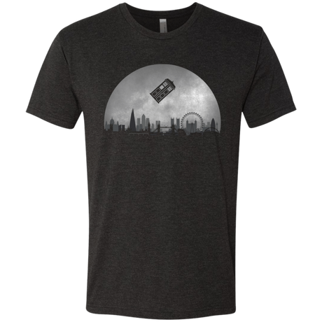 T-Shirts Vintage Black / S Doctor Who Tardis Pillow Men's Triblend T-Shirt