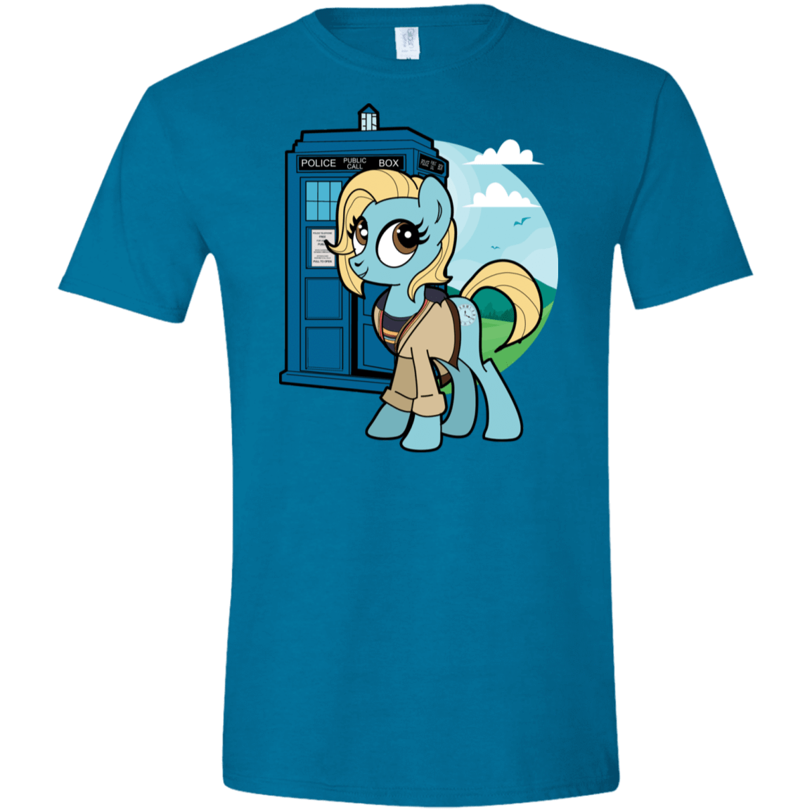 T-Shirts Antique Sapphire / S Doctor Whooves 13 Men's Semi-Fitted Softstyle