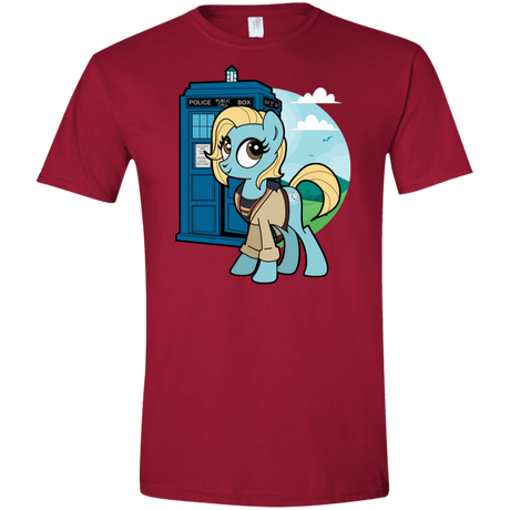 T-Shirts Cardinal Red / S Doctor Whooves 13 Men's Semi-Fitted Softstyle