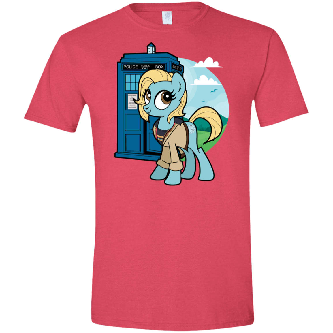 T-Shirts Heather Red / S Doctor Whooves 13 Men's Semi-Fitted Softstyle