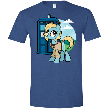 T-Shirts Heather Royal / X-Small Doctor Whooves 13 Men's Semi-Fitted Softstyle