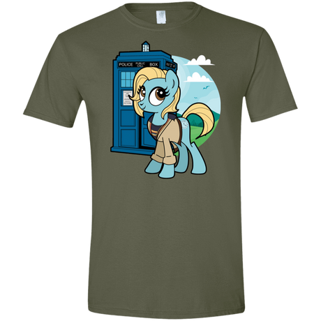T-Shirts Military Green / S Doctor Whooves 13 Men's Semi-Fitted Softstyle
