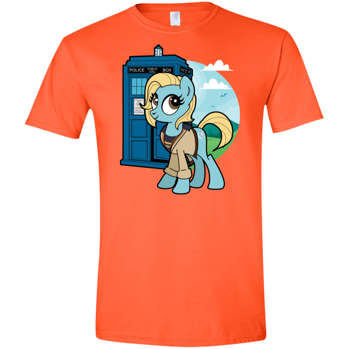 T-Shirts Orange / S Doctor Whooves 13 Men's Semi-Fitted Softstyle