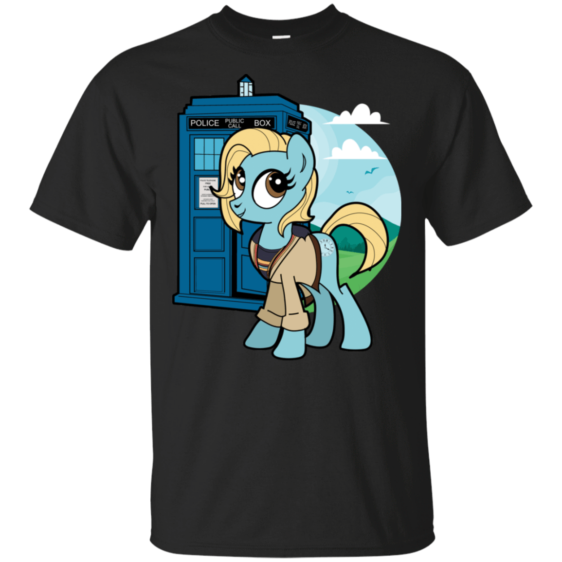 T-Shirts Black / S Doctor Whooves 13 T-Shirt