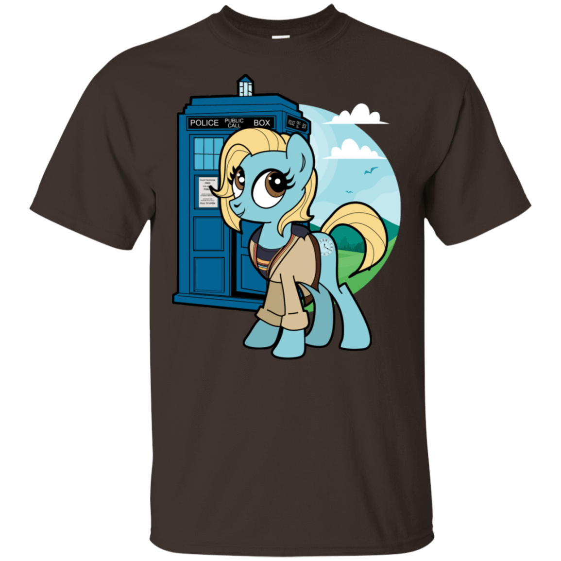 T-Shirts Dark Chocolate / S Doctor Whooves 13 T-Shirt